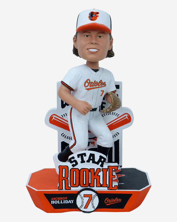 Jackson Holliday Baltimore Orioles Star Rookie Bobblehead FOCO - FOCO.com