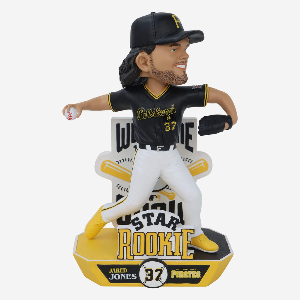 Jared Jones Pittsburgh Pirates Star Rookie Bobblehead FOCO - FOCO.com