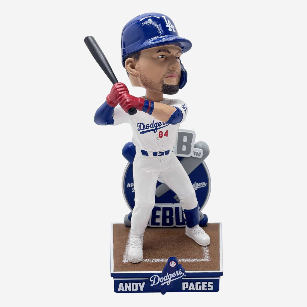 Andy Pages Los Angeles Dodgers Major League Debut Bobblehead FOCO - FOCO.com