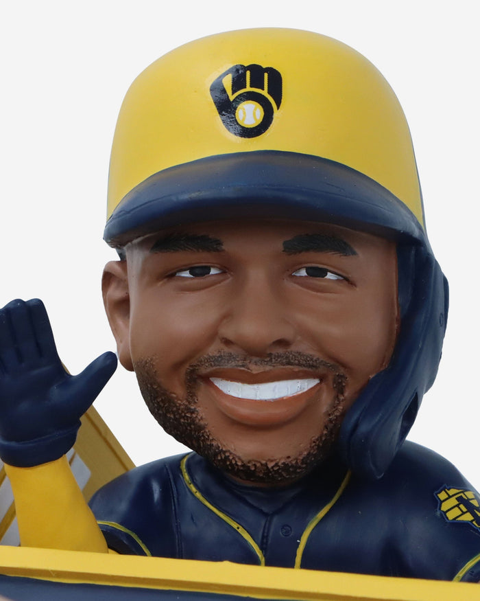 Jackson Chourio Milwaukee Brewers Rookie Debut Bobblehead FOCO - FOCO.com