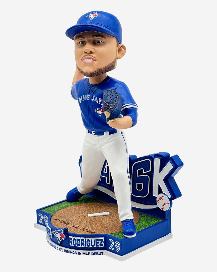 Yariel Rodriguez Toronto Blue Jays Rookie Debut Bobblehead FOCO - FOCO.com