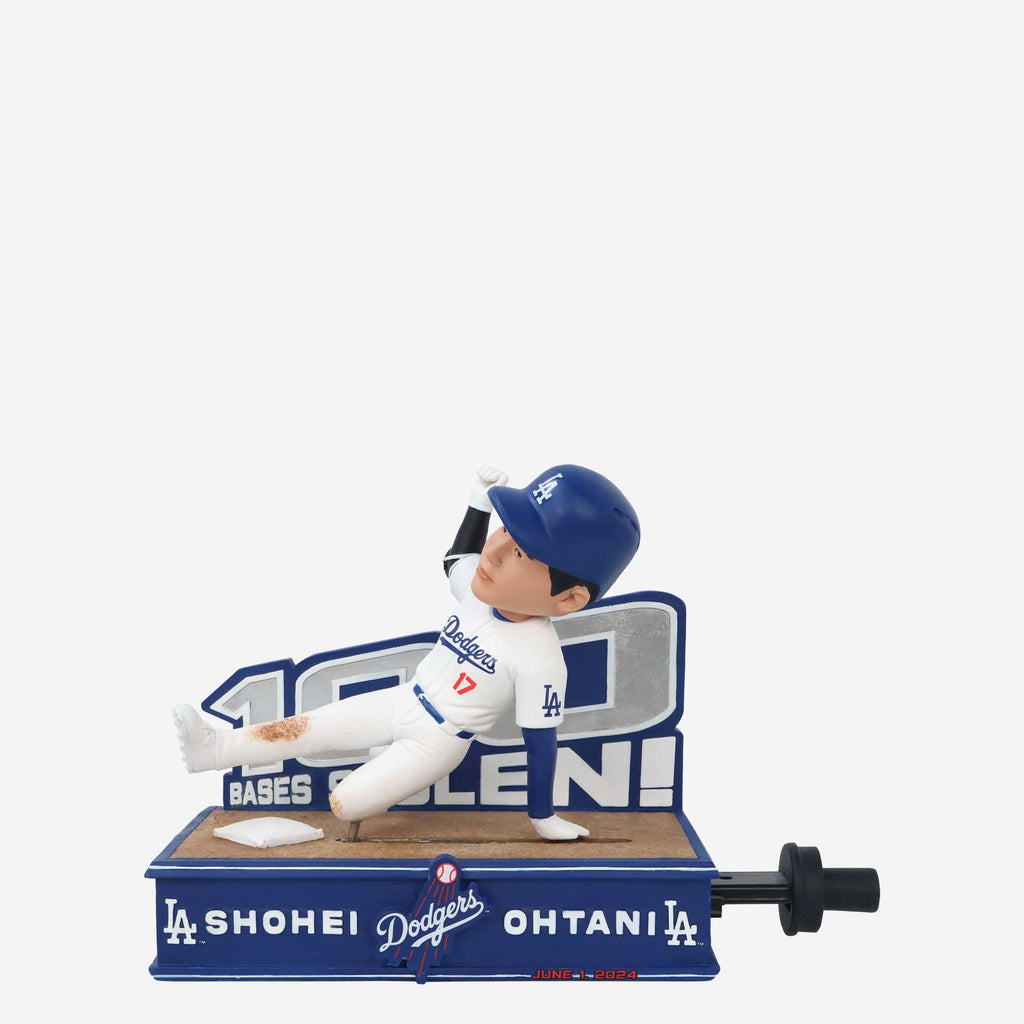 Shohei Ohtani Los Angeles Dodgers 100 Stolen Base Slider Bobblehead FOCO - FOCO.com