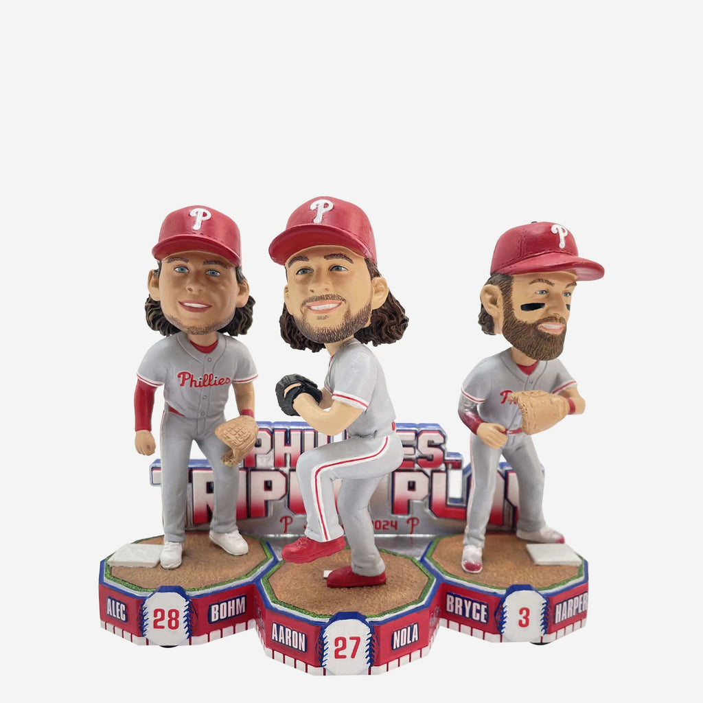 Philadelphia Phillies Triple Play Mini Bobble Scene FOCO - FOCO.com