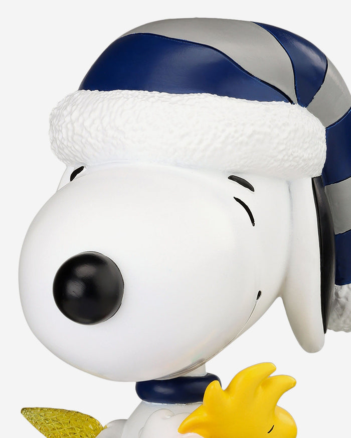 Los Angeles Dodgers Snoopy & Woodstock Peanuts Christmas Light Up Bobblehead FOCO - FOCO.com