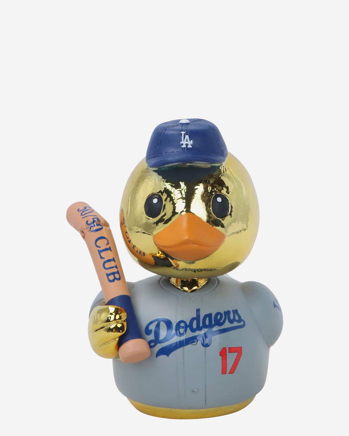 Shohei Ohtani Los Angeles Dodgers 50 Home Runs & 50 Stolen Bases Gold Player Bobble Duck Mini Bobblehead FOCO - FOCO.com