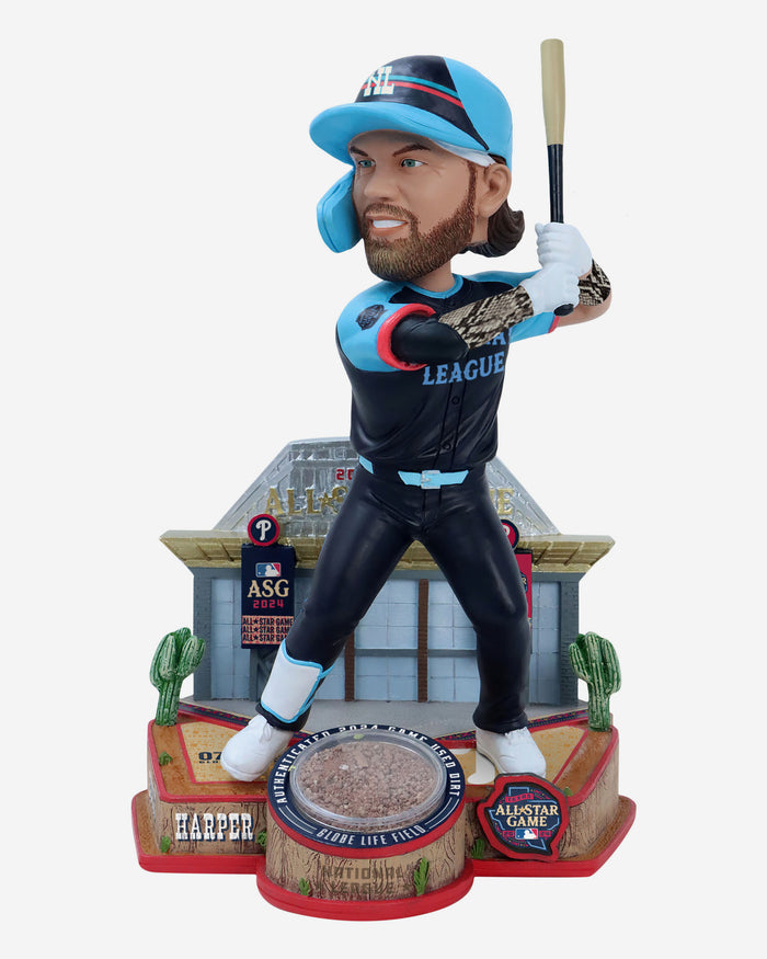 Bryce Harper Philadelphia Phillies 2024 All-Star Authentic Dirt Bobblehead FOCO - FOCO.com