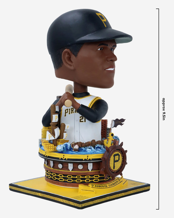 Roberto Clemente Pittsburgh Pirates Bust Bighead Bobblehead FOCO - FOCO.com