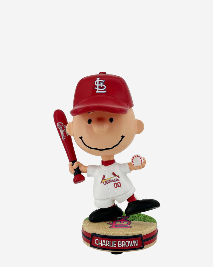 St Louis Cardinals Charlie Brown Peanuts Mini Bighead Bobblehead FOCO