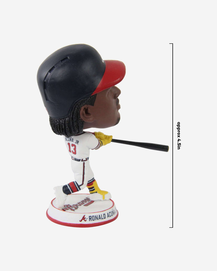 Ronald Acuna Jr Atlanta Braves Mini Bighead Bobblehead FOCO - FOCO.com