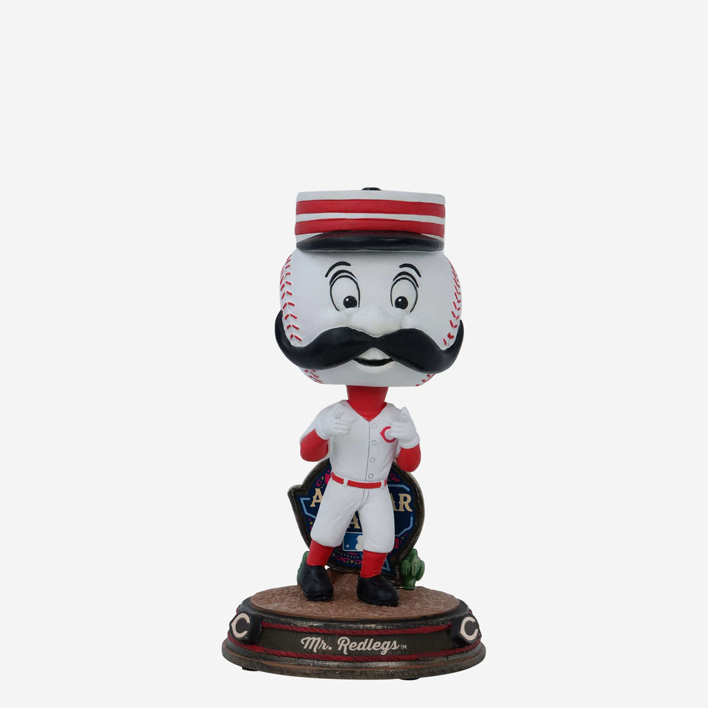 Mr Redlegs Cincinnati Reds 2024 All-Star Bobbles on Parade Mascot Mini Bighead Bobblehead FOCO - FOCO.com