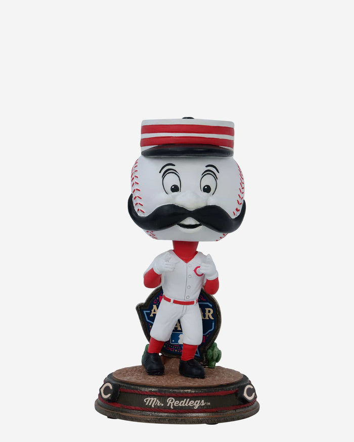 Mr Redlegs Cincinnati Reds 2024 All-Star Bobbles on Parade Mascot Mini Bighead Bobblehead FOCO - FOCO.com