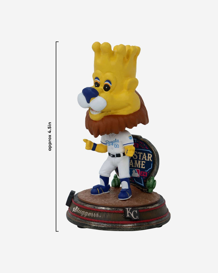 Sluggerrr Kansas City Royals 2024 All-Star Bobbles on Parade Mascot Mi FOCO