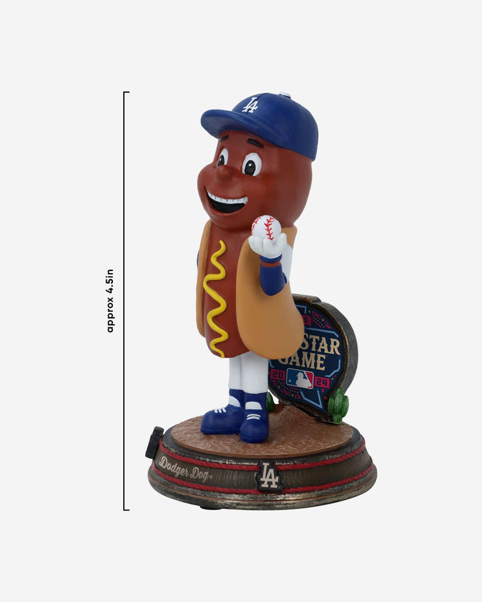 Dodger Dog Los Angeles Dodgers 2024 All-Star Bobbles on Parade Mascot Mini Bighead Bobblehead FOCO - FOCO.com