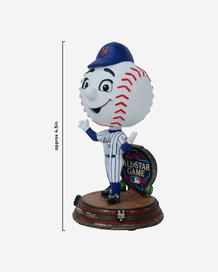 Mr Met New York Mets 2024 All-Star Bobbles on Parade Mascot Mini Bighead Bobblehead FOCO - FOCO.com