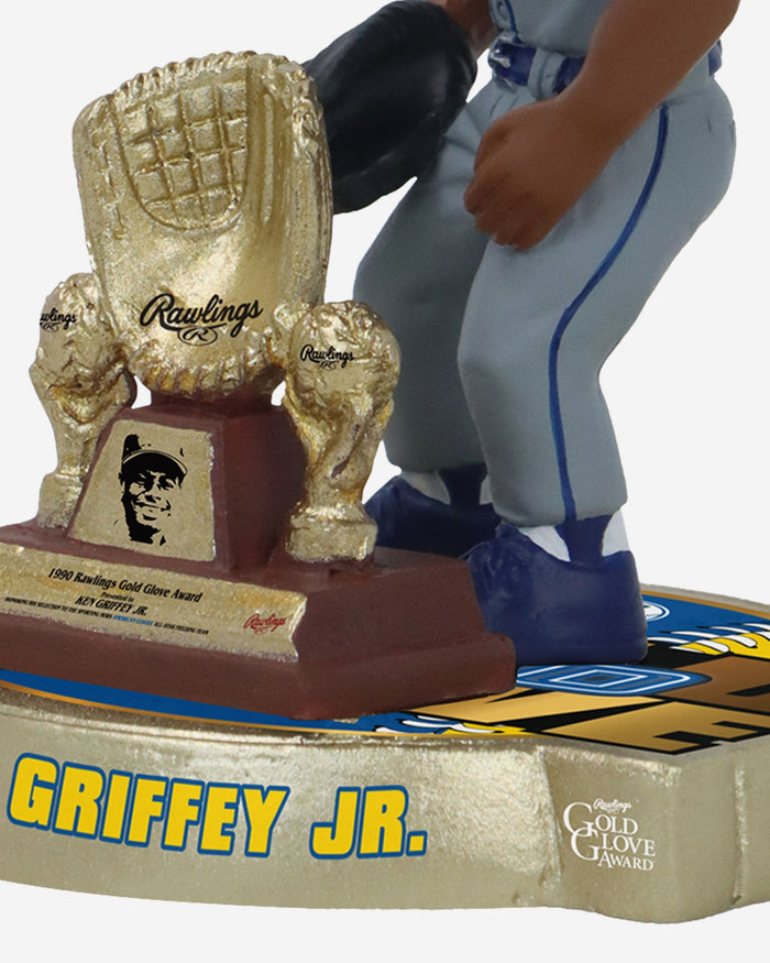 Ken Griffey Jr Seattle Mariners 1990 Gold Glove Mini Bighead Bobblehead FOCO - FOCO.com