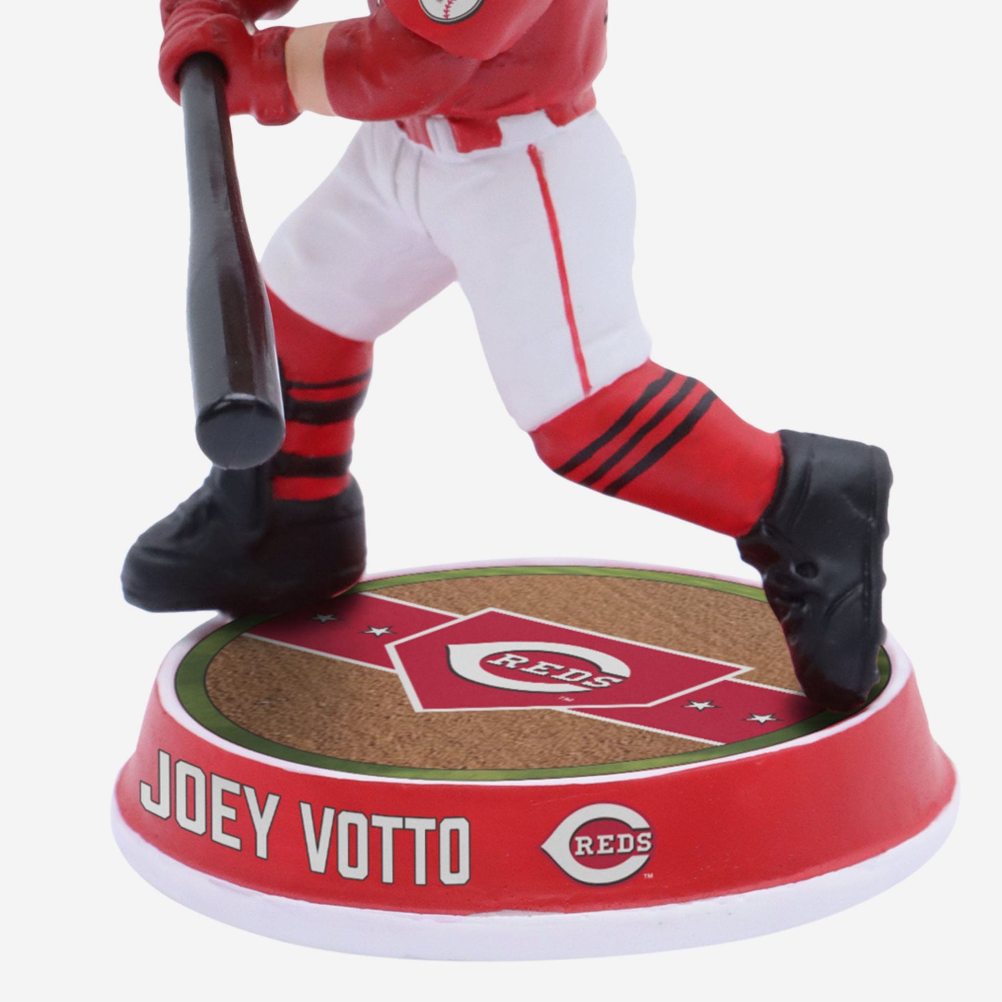 Joey votto Cincinnati Reds Field Stripe Away Uniform Mini Bighead Bobblehead Officially Licensed by MLB