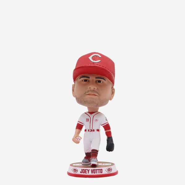 Joey votto Cincinnati Reds Field Stripe Away Uniform Mini Bighead Bobblehead Officially Licensed by MLB