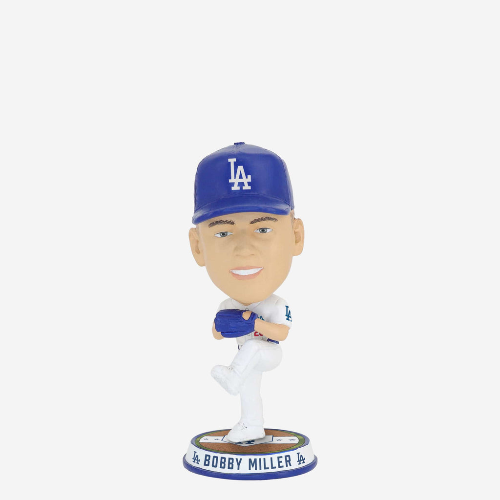 Bobby Miller Los Angeles Dodgers Field Stripe Mini Bighead Bobblehead FOCO - FOCO.com