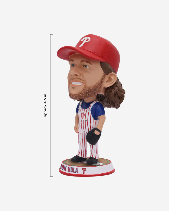 Aaron Nola Philadelphia Phillies Bib Overalls Mini Bighead Bobblehead FOCO - FOCO.com