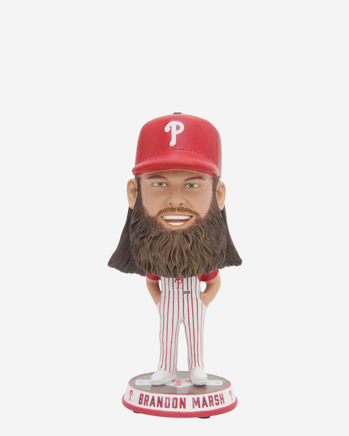 Brandon Marsh Philadelphia Phillies Bib Overalls Mini Bighead Bobblehead FOCO - FOCO.com