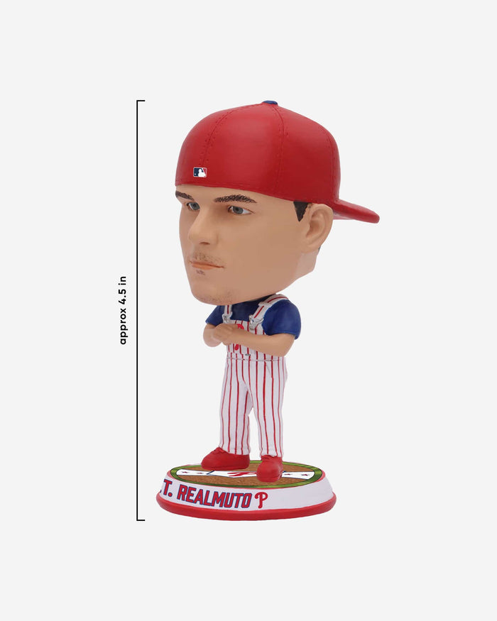 JT Realmuto Philadelphia Phillies Bib Overalls Mini Bighead Bobblehead FOCO - FOCO.com