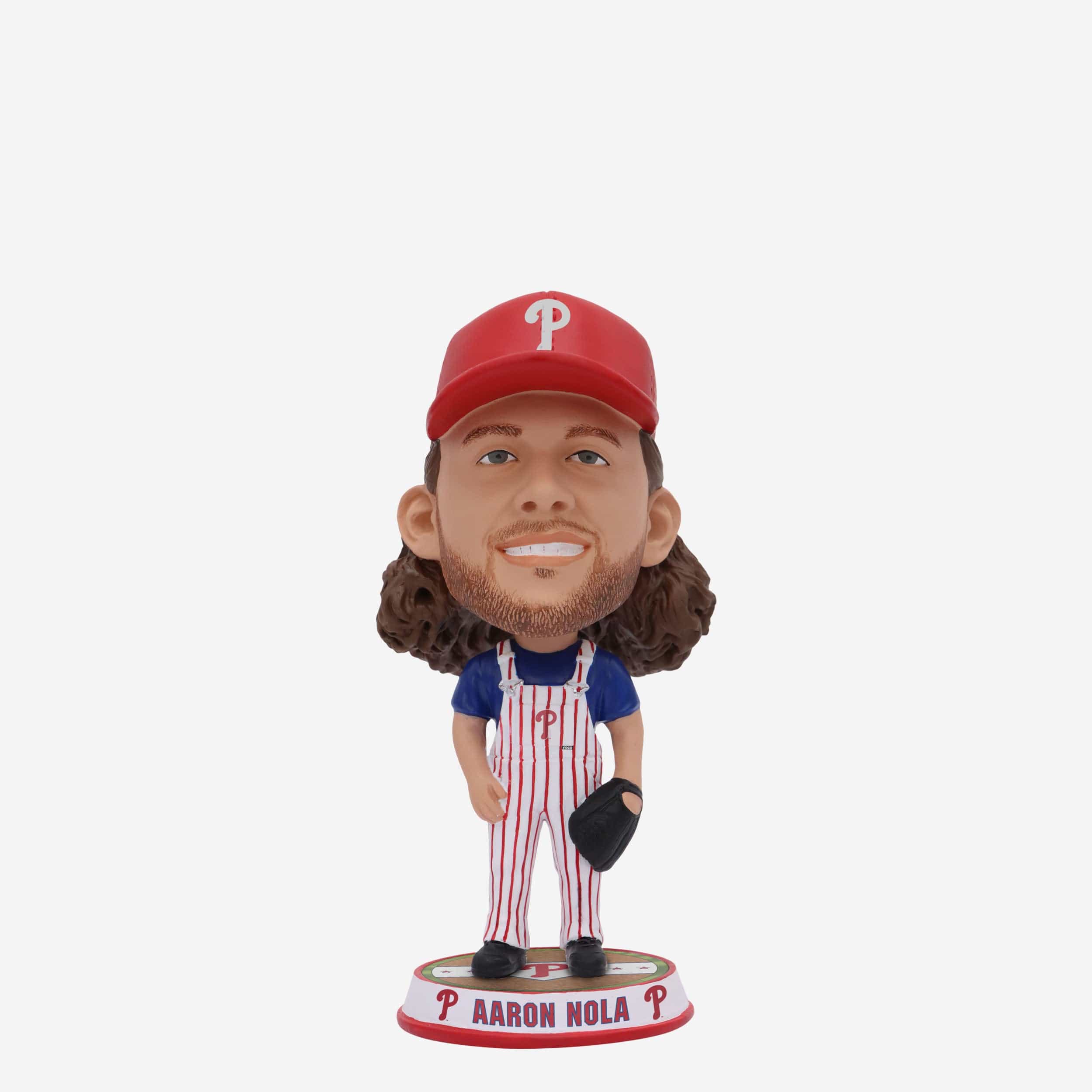 Aaron Nola Philadelphia Phillies Powder Blue Uniform Field Stripe Bighead Bobblehead Officially Licensed by MLB