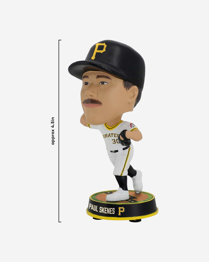 Paul Skenes Pittsburgh Pirates Field Stripe Mini Bighead Bobblehead FOCO - FOCO.com