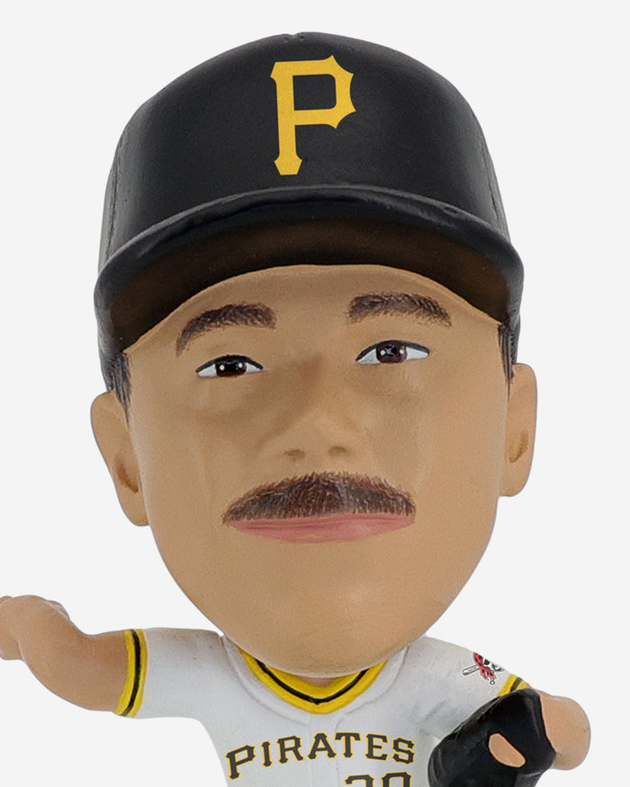 Paul Skenes Pittsburgh Pirates Field Stripe Mini Bighead Bobblehead FOCO - FOCO.com