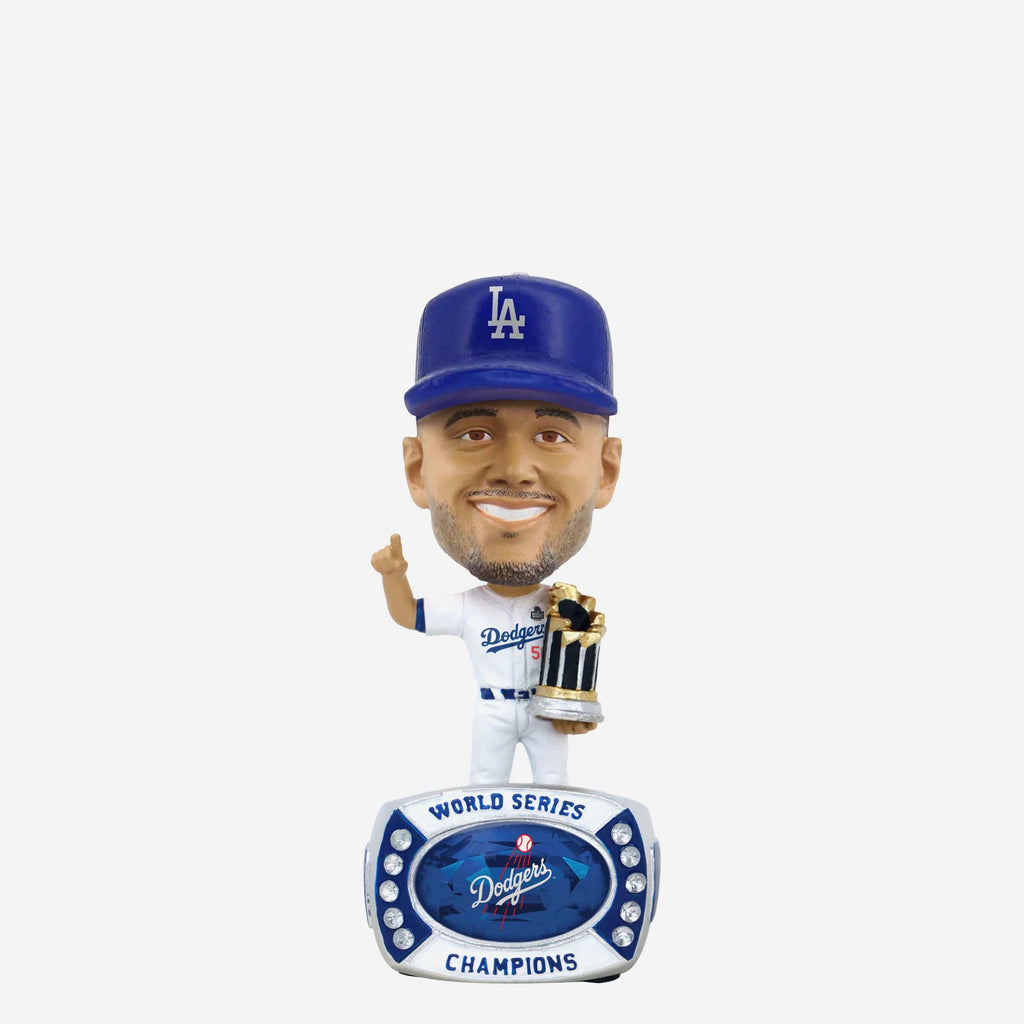 Mookie Betts Los Angeles Dodgers 2024 World Series Champions Ring Base Mini Bighead Bobblehead FOCO - FOCO.com