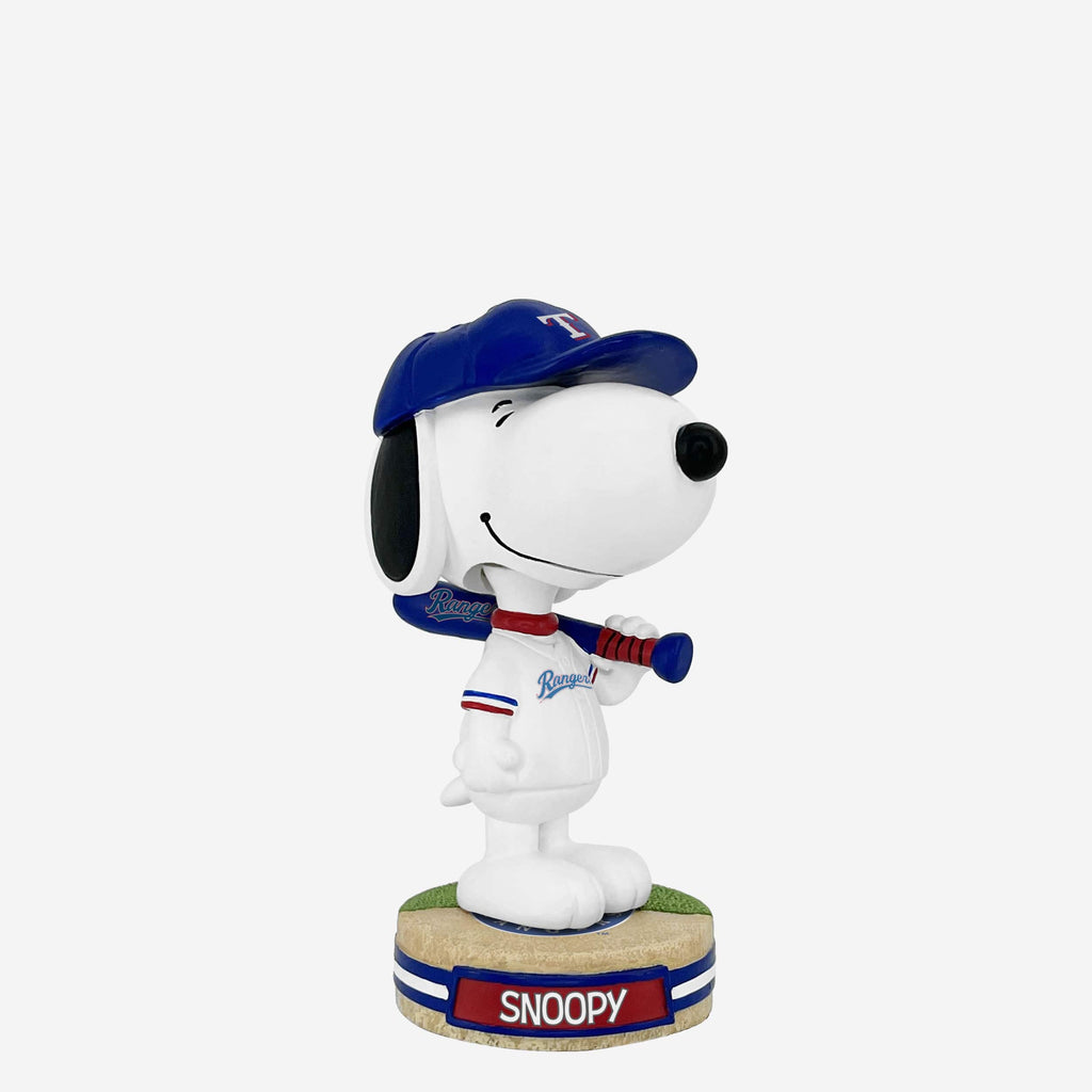 Texas Rangers Snoopy Peanuts Mini Bighead Bobblehead FOCO