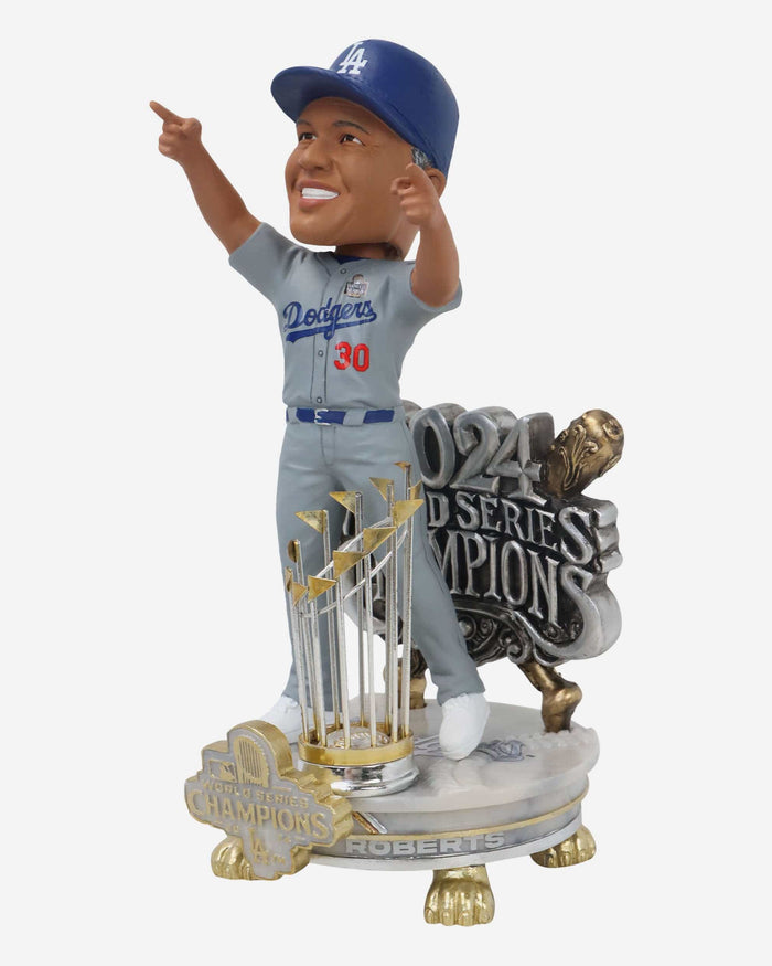 Dave Roberts Los Angeles Dodgers 2024 World Series Champions Alternate Jersey Celebration Bobblehead FOCO - FOCO.com