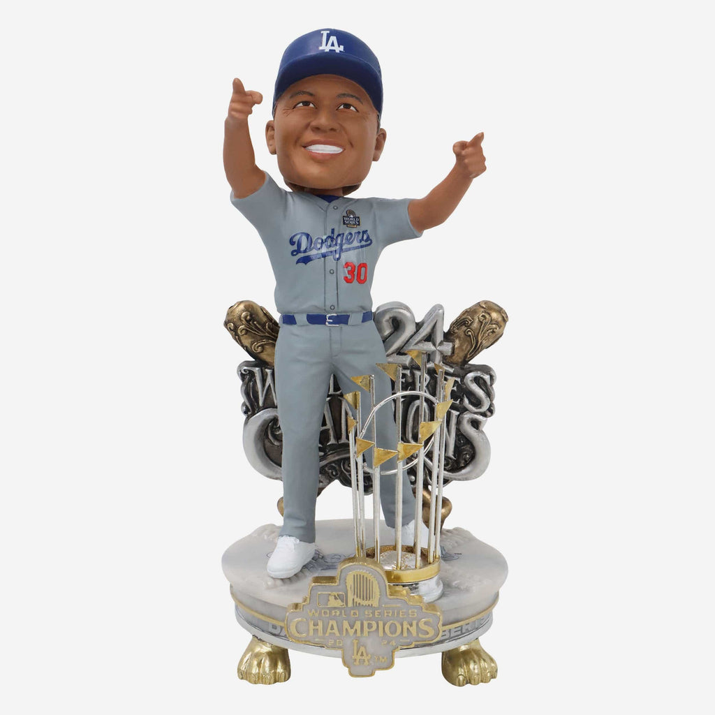 Dave Roberts Los Angeles Dodgers 2024 World Series Champions Alternate Jersey Celebration Bobblehead FOCO - FOCO.com