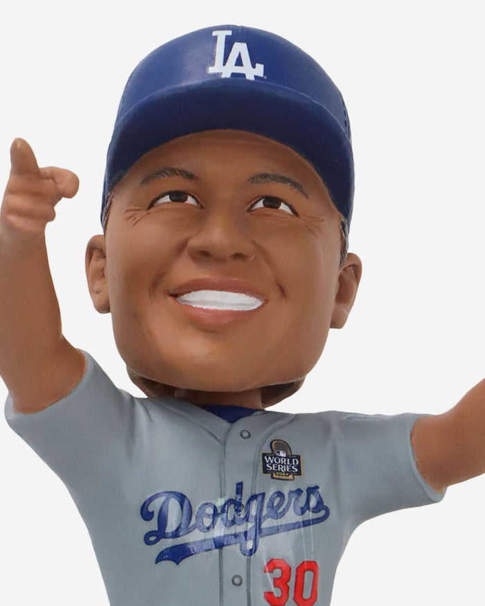 Dave Roberts Los Angeles Dodgers 2024 World Series Champions Alternate Jersey Celebration Bobblehead FOCO - FOCO.com