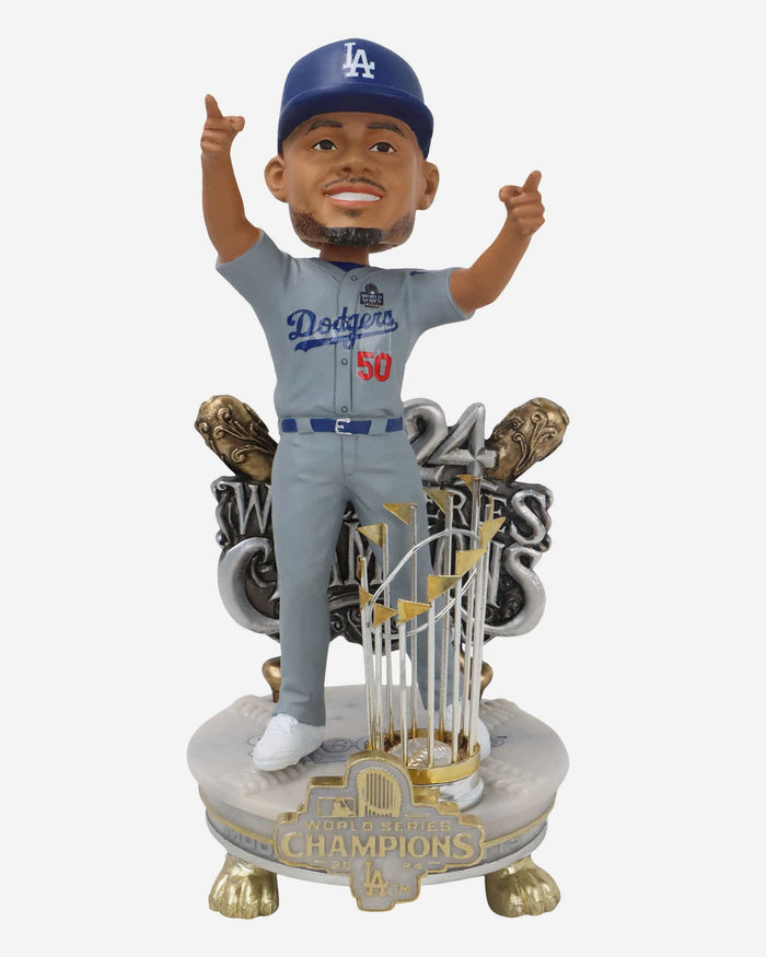 Mookie Betts Los Angeles Dodgers 2024 World Series Champions Alternate Jersey Celebration Bobblehead FOCO - FOCO.com