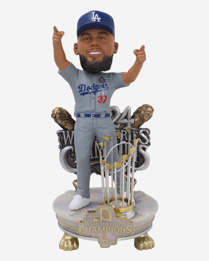 Teoscar Hernandez Los Angeles Dodgers 2024 World Series Champions Alternate Jersey Celebration Bobblehead FOCO - FOCO.com