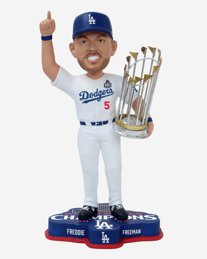 Freddie Freeman Los Angeles Dodgers 2024 World Series Champions Bobblehead FOCO - FOCO.com