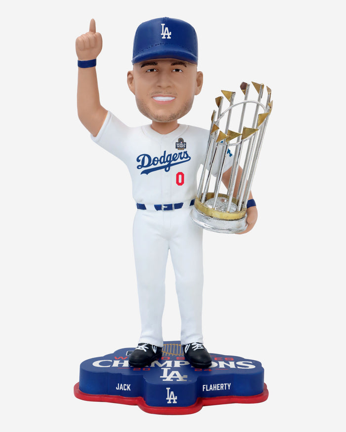 Jack Flaherty Los Angeles Dodgers 2024 World Series Champions Bobblehead FOCO - FOCO.com