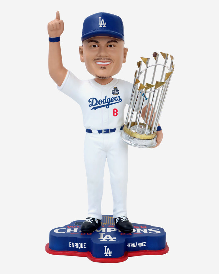 Kike Hernandez Los Angeles Dodgers 2024 World Series Champions Bobblehead FOCO - FOCO.com