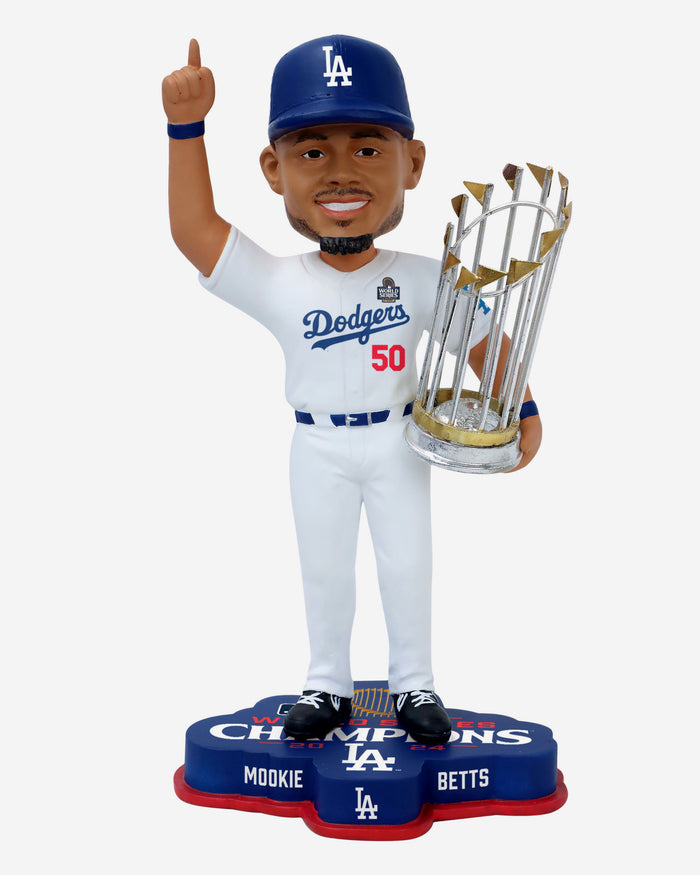 Mookie Betts Los Angeles Dodgers 2024 World Series Champions Bobblehead FOCO - FOCO.com