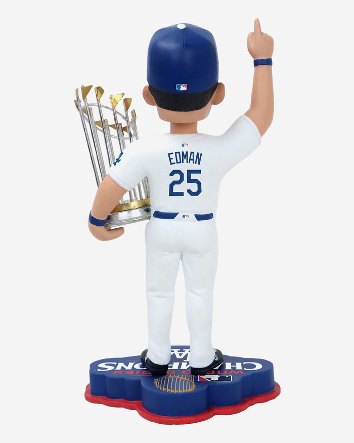 Tommy Edman Los Angeles Dodgers 2024 World Series Champions Bobblehead FOCO - FOCO.com