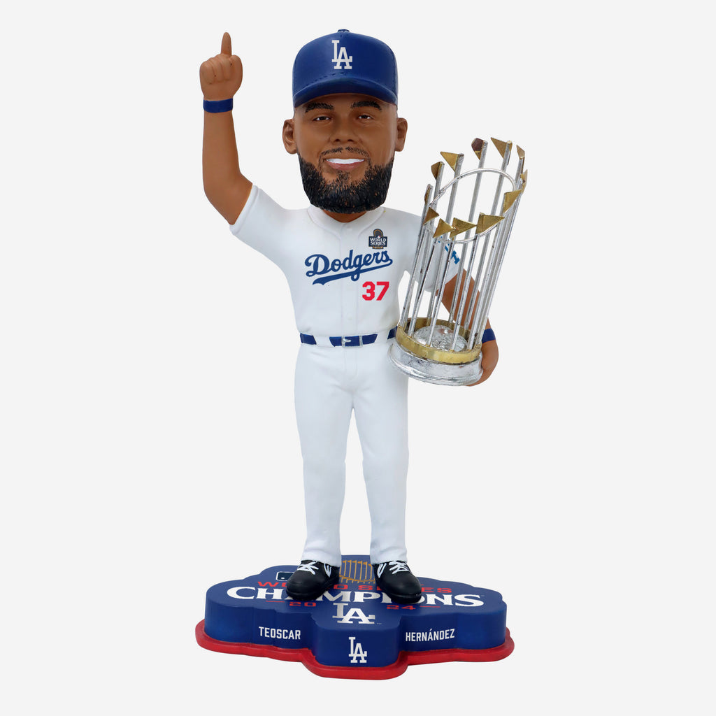 Teoscar Hernandez Los Angeles Dodgers 2024 World Series Champions Bobblehead FOCO - FOCO.com