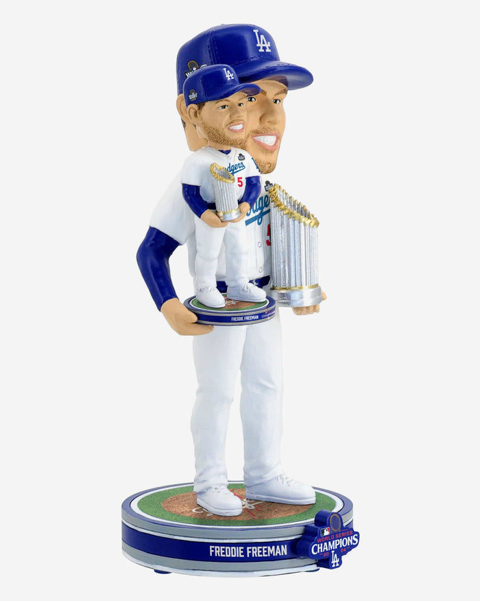 Freddie Freeman Los Angeles Dodgers 2024 World Series Champions Bobble Dubblz Bobblehead FOCO - FOCO.com