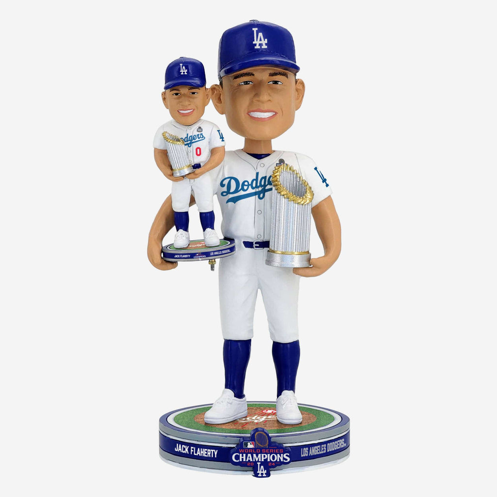 Jack Flaherty Los Angeles Dodgers 2024 World Series Champions Bobble Dubblz Bobblehead FOCO - FOCO.com