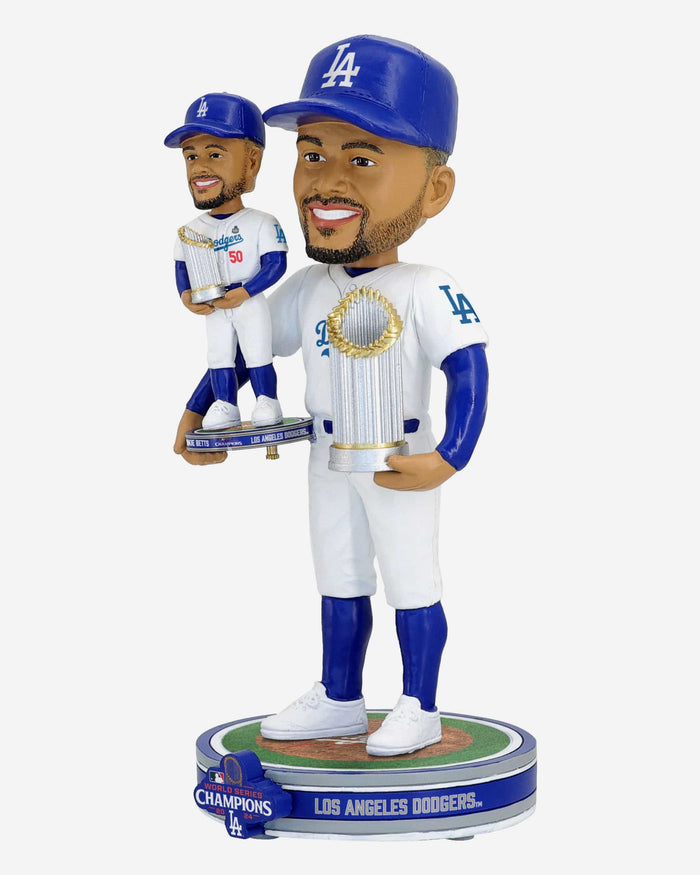 Mookie Betts Los Angeles Dodgers 2024 World Series Champions Bobble Dubblz Bobblehead FOCO - FOCO.com