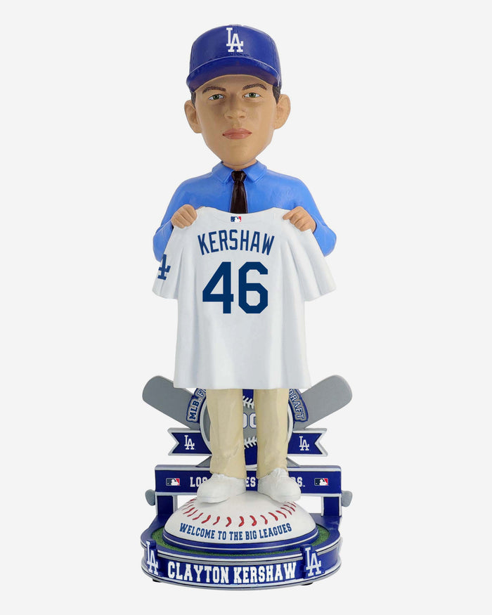 Clayton Kershaw Los Angeles Dodgers 2006 Draft Pick Bobblehead FOCO - FOCO.com