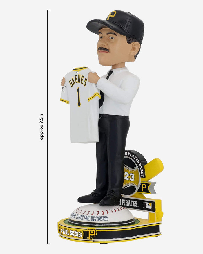 Paul Skenes Pittsburgh Pirates 2023 Draft Pick Bobblehead FOCO - FOCO.com