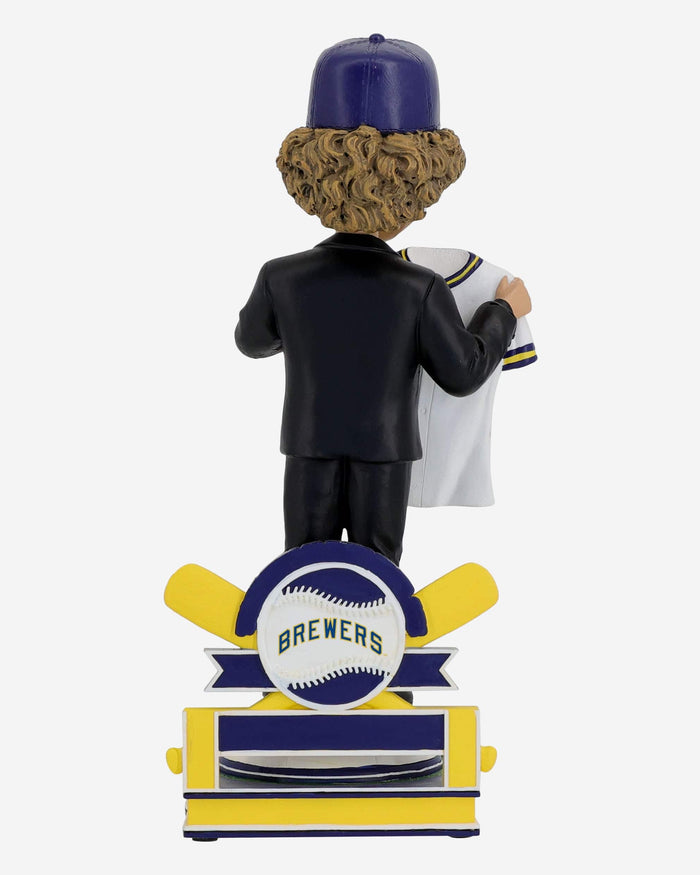 Robin Yount Milwaukee Brewers 1973 Draft Pick Bobblehead FOCO - FOCO.com