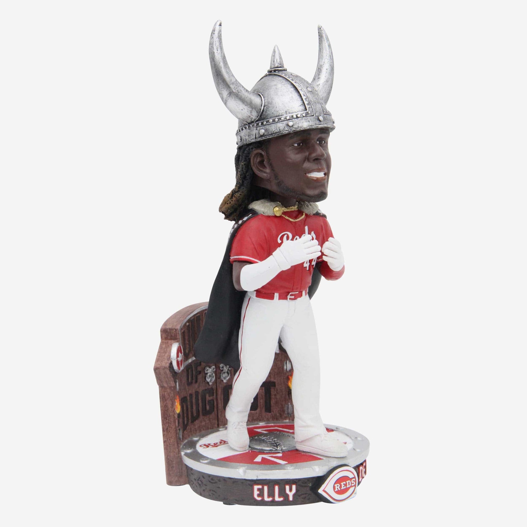 Rosie Red Cincinnati Reds City Connect Viking Hat Home Run Celebration Mascot Bobblehead Officially Licensed by MLB