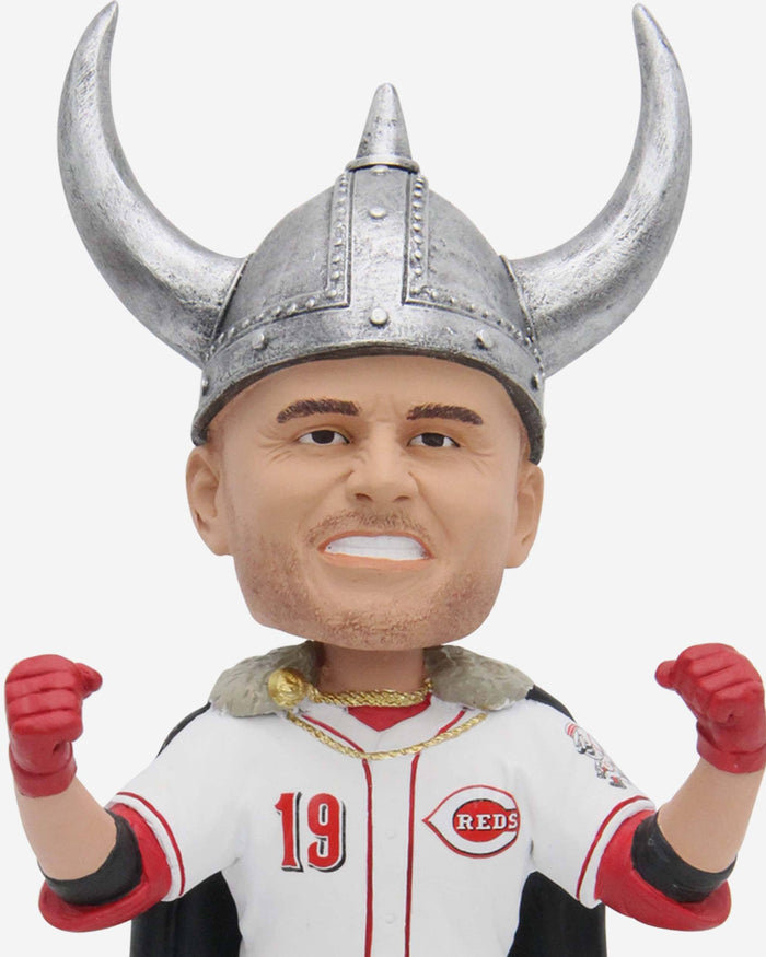 Rosie Red Cincinnati Reds City Connect Viking Hat Home Run Celebration Mascot Bobblehead Officially Licensed by MLB