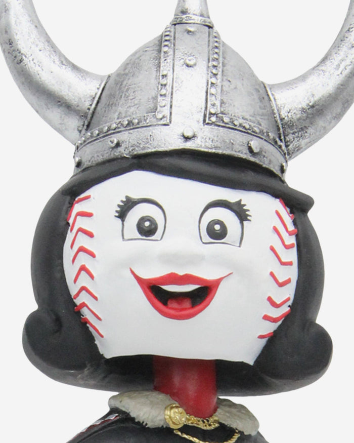 Rosie Red Cincinnati Reds City Connect Viking Hat Home Run Celebration Mascot Bobblehead FOCO - FOCO.com